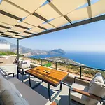 Kalkan Luxury With Panoramic Sea View ヴィラ *