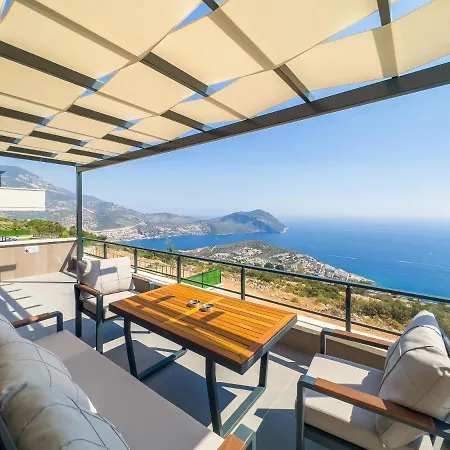 Kalkan Luxury With Panoramic Sea View 别墅 *