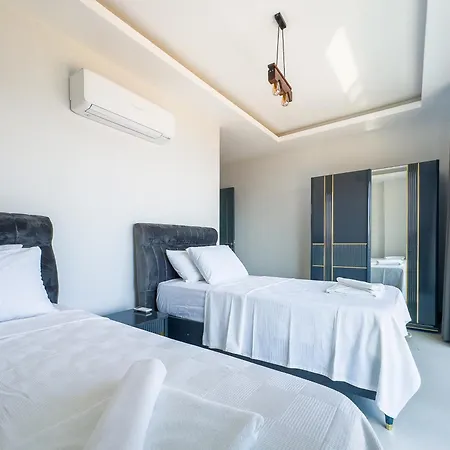 Kalkan Luxury With Panoramic Sea View 别墅 卡斯