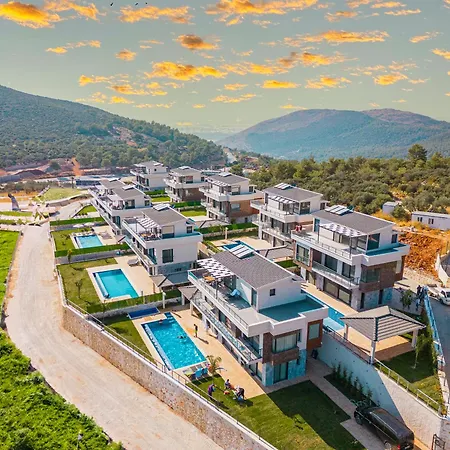 ヴィラ Kalkan Luxury With Panoramic Sea View カシュ