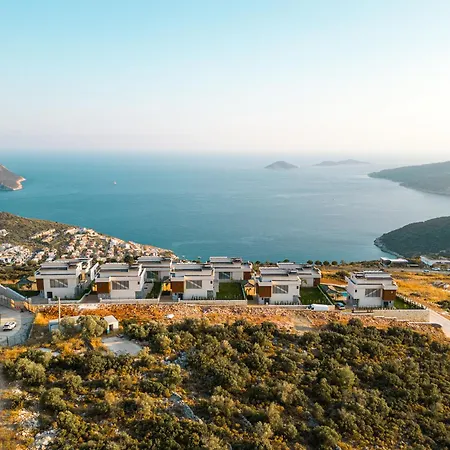 Kalkan Luxury With Panoramic Sea View ヴィラ カシュ