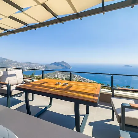Вілла Kalkan Luxury With Panoramic Sea View Каш