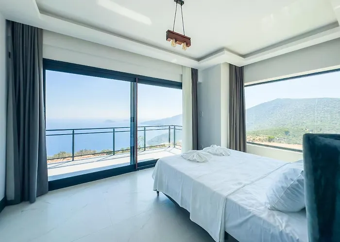 Kalkan Luxury With Panoramic Sea View Kas
