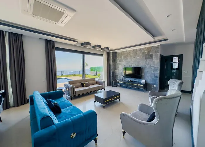 Kalkan Luxury With Panoramic Sea View Kas