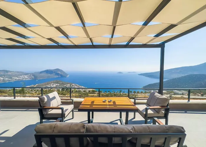 Kalkan Luxury With Panoramic Sea View *