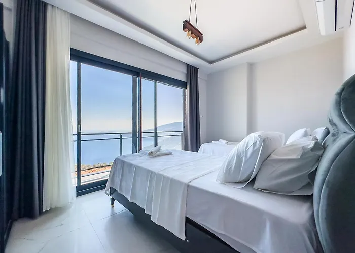 Kalkan Luxury With Panoramic Sea View Villa Kas
