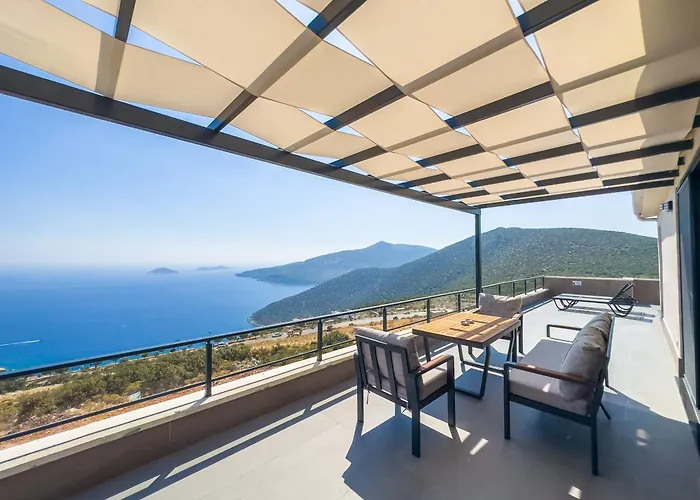 Kalkan Luxury With Panoramic Sea View Villa Kas